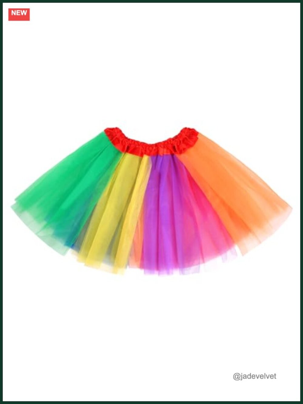 Women's Layered Tulle Tutu Skirt Elastic Waist Dance Costume